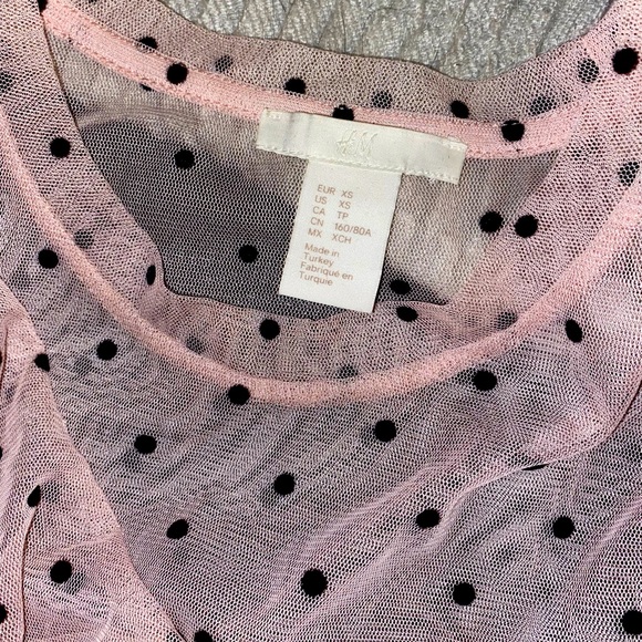 Sheer polka dot top - Picture 2 of 2